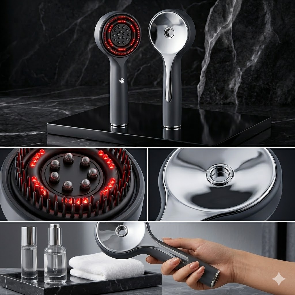 Heated Scalp Massager with Red Light